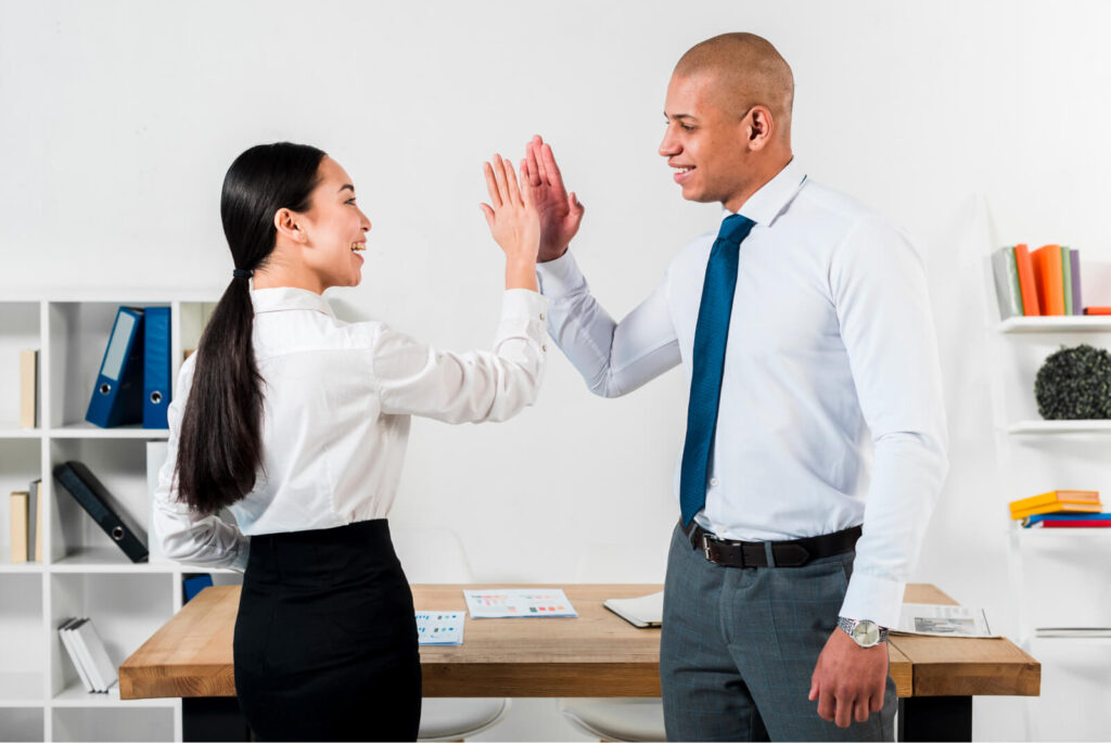 giving-high-five-each